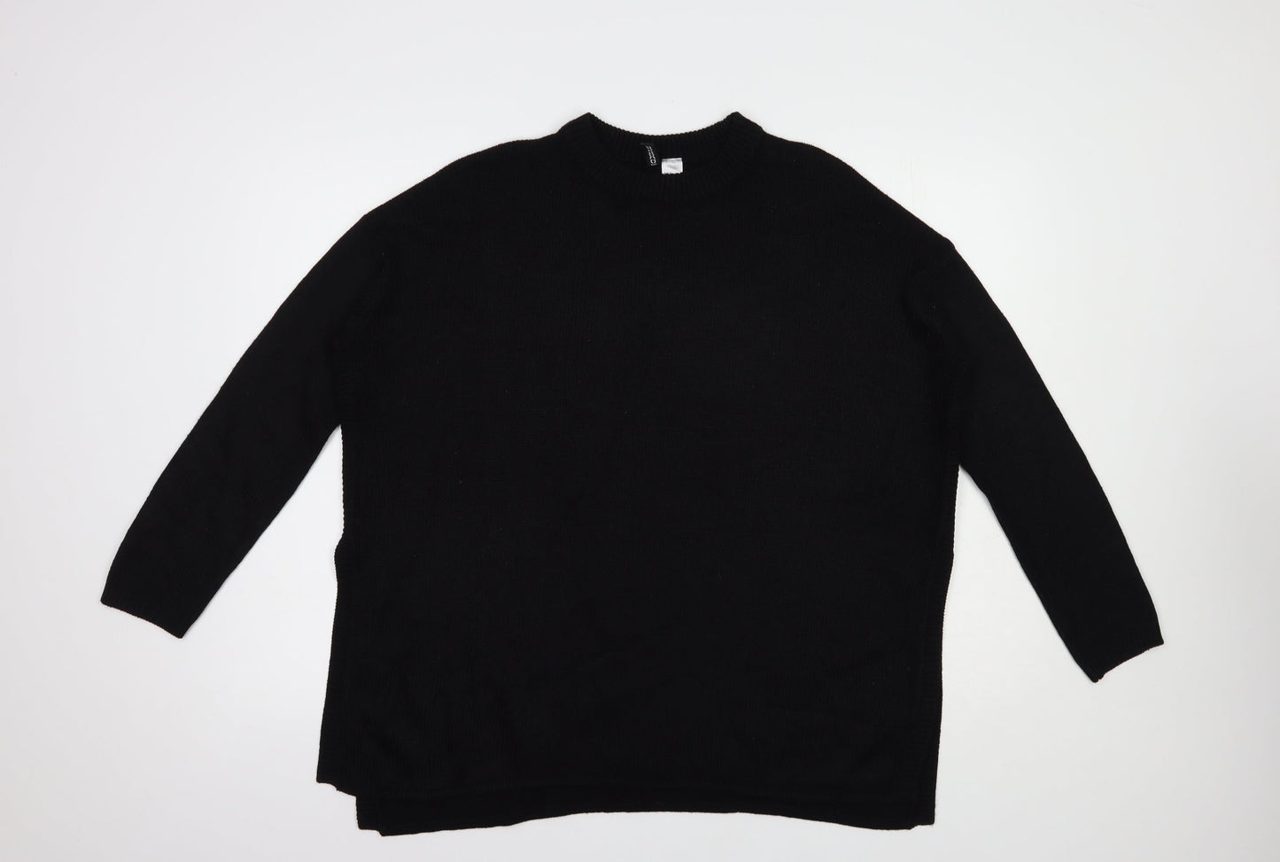 Womens UK Size S H&M Black Pullover Jumper