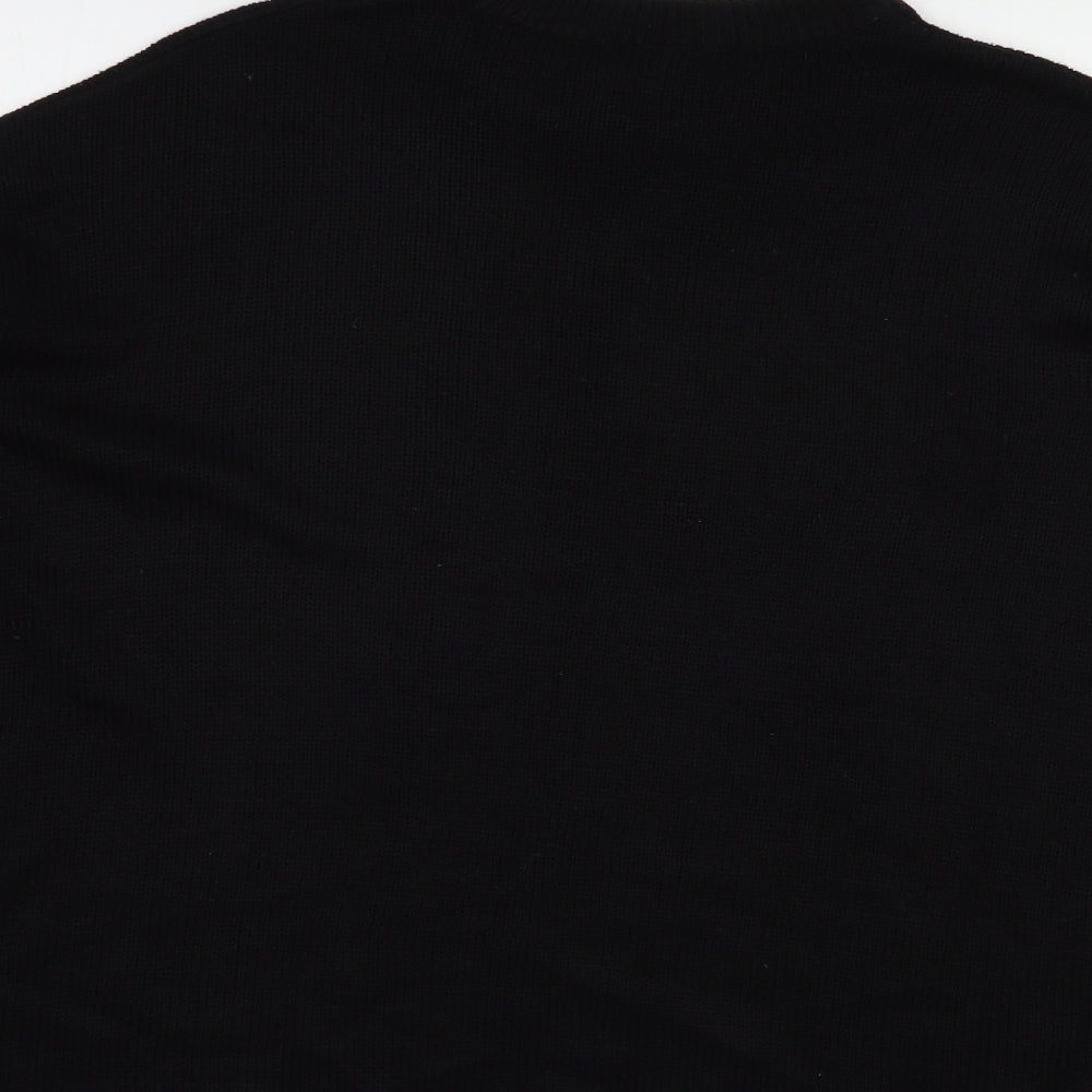 Womens UK Size S H&M Black Pullover Jumper