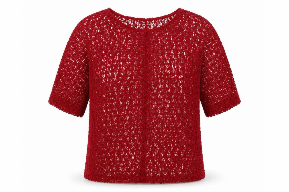 Womens UK Size 16 NEXT Red Basic Blouse