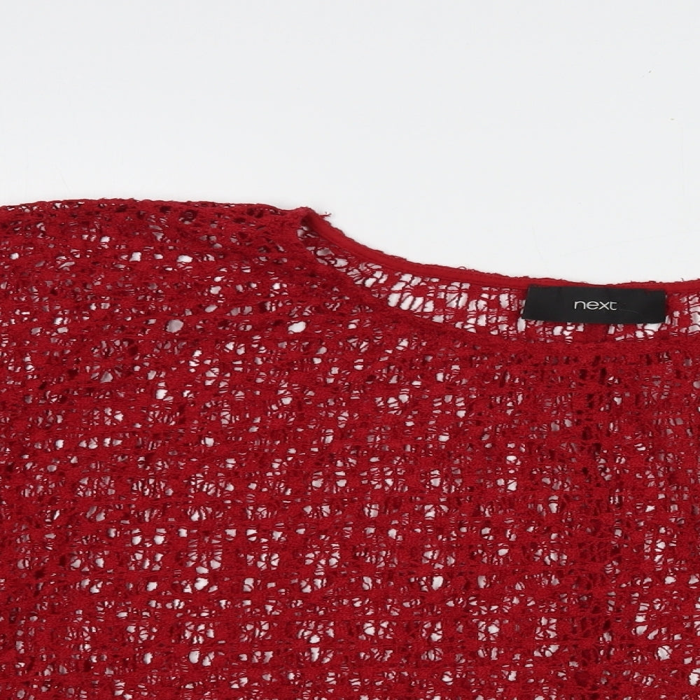 Womens UK Size 16 NEXT Red Basic Blouse