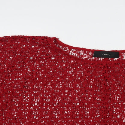 Womens UK Size 16 NEXT Red Basic Blouse