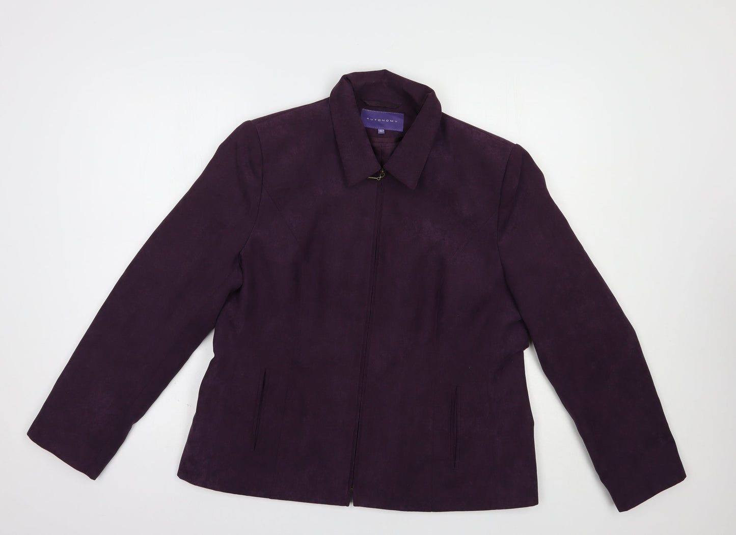 Autonomy Womens Purple   Jacket  Size 16  Zip