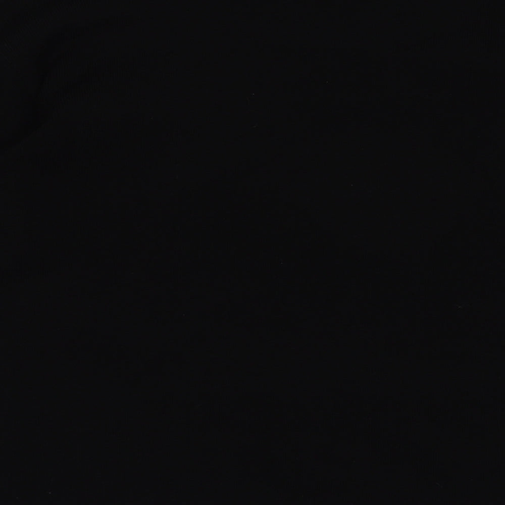 Fashion Union Mens Black Crew Neck  Acrylic Pullover Jumper Size XL