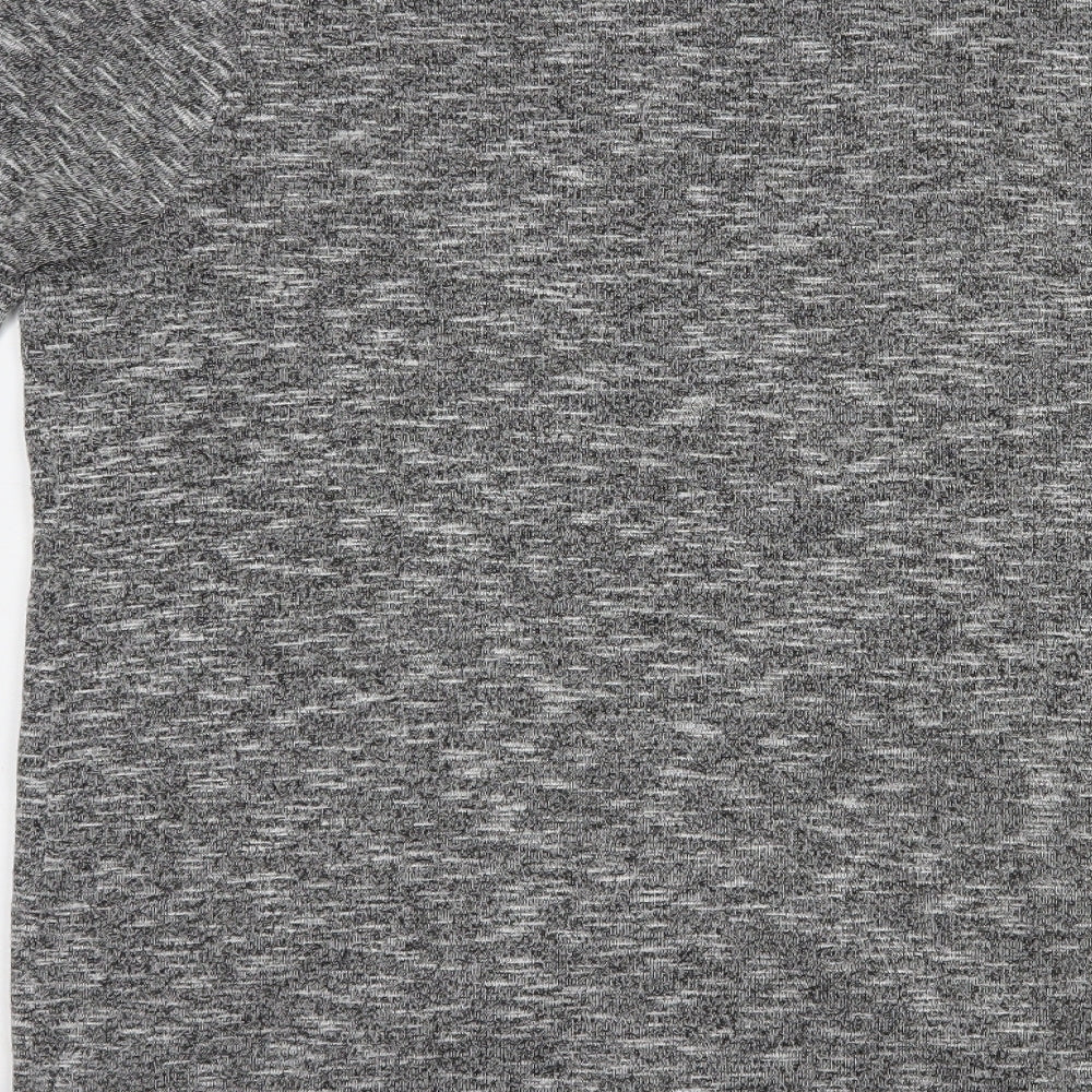 George Womens Grey V-Neck  Viscose Cardigan Jumper Size 16