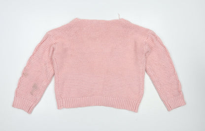 Womens UK Size M Sheilay Pink Cardigan Jumper