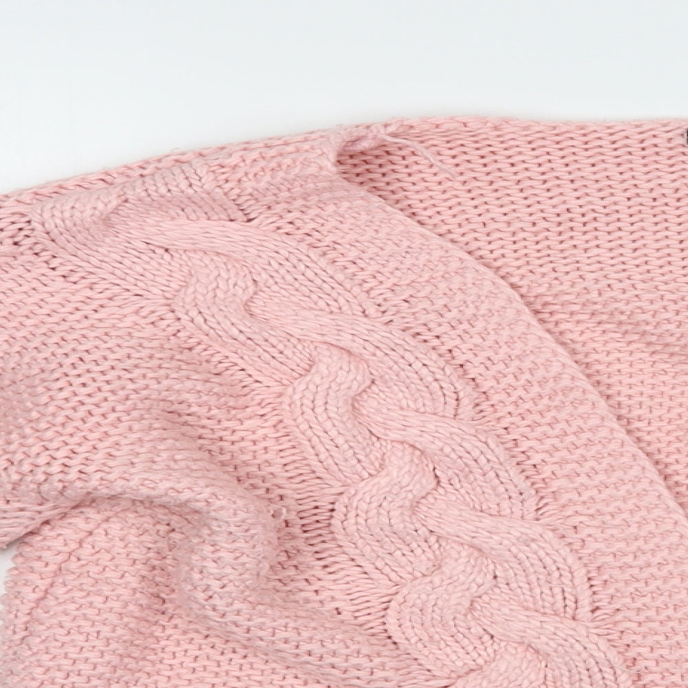 Womens UK Size M Sheilay Pink Cardigan Jumper