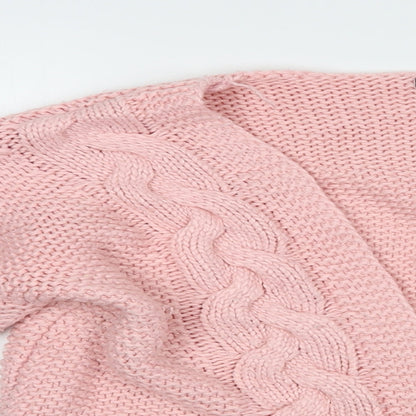 Womens UK Size M Sheilay Pink Cardigan Jumper