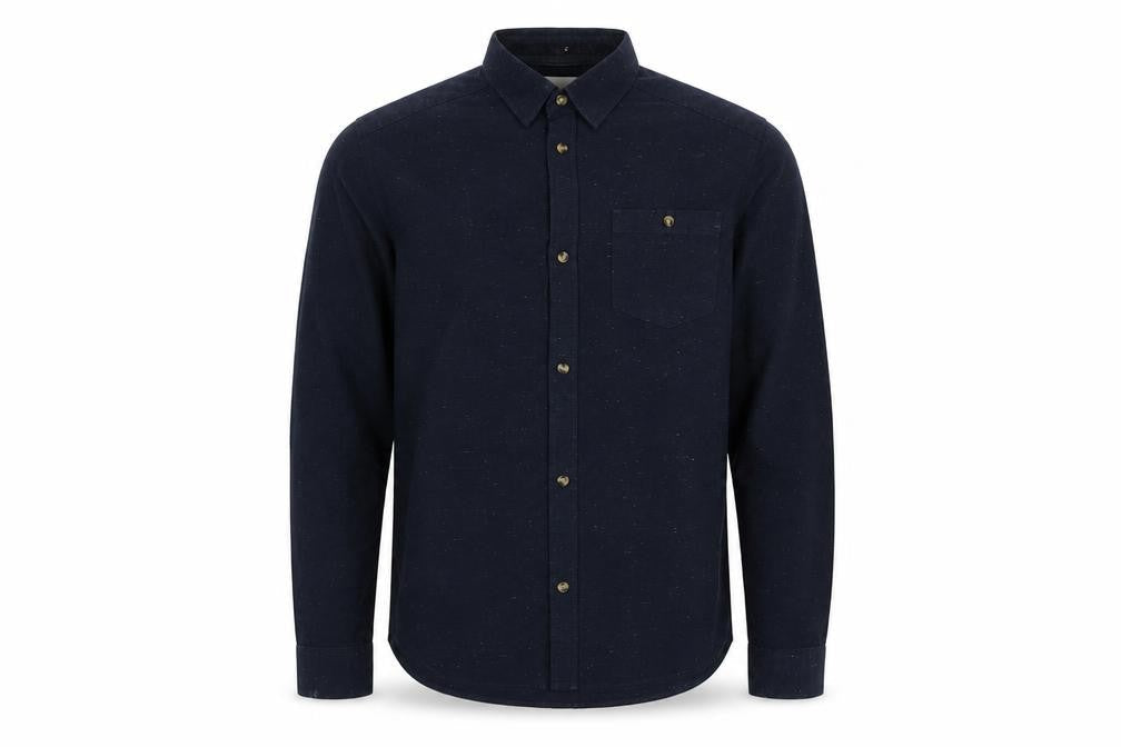 Mens UK Size M Soviet Blue  Button-Up Long Sleeve Casual Shirt