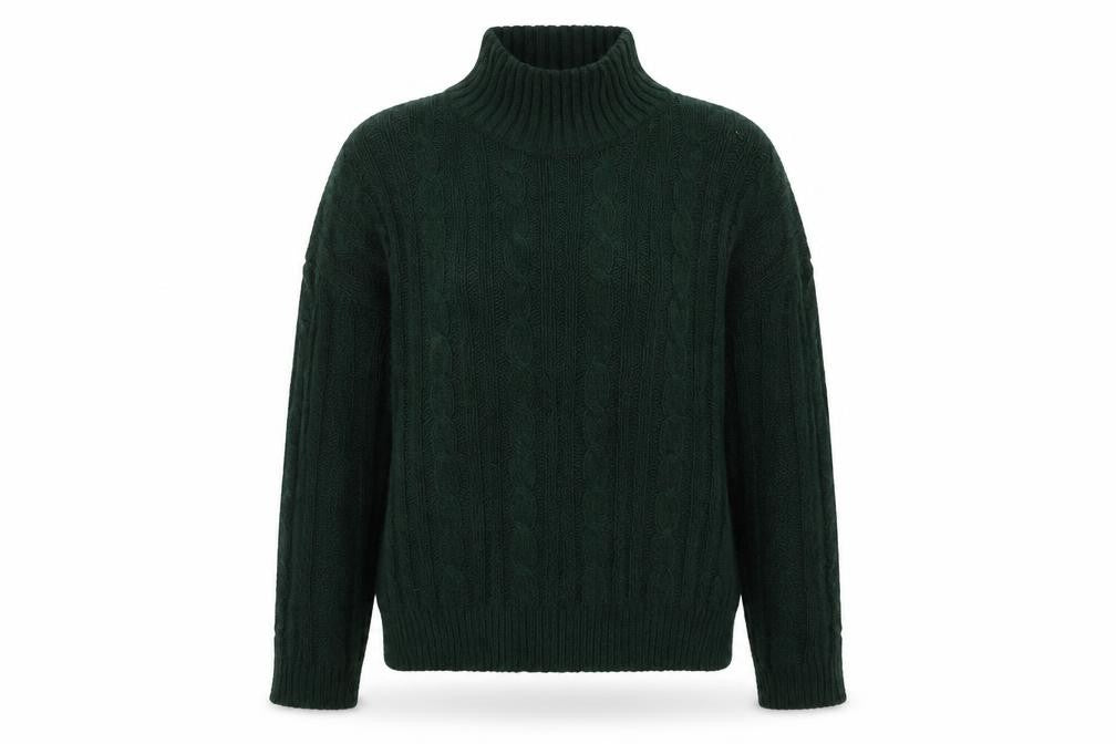 Womens UK Size M Peacocks Green Pullover Jumper