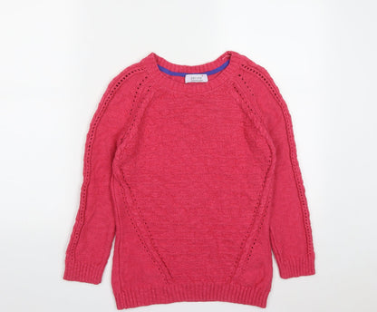 Womens UK Size 8 Marks and Spencer Pink Pullover Jumper