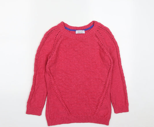 Womens UK Size 8 Marks and Spencer Pink Pullover Jumper