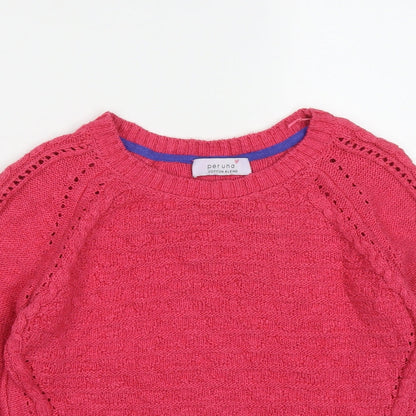 Womens UK Size 8 Marks and Spencer Pink Pullover Jumper