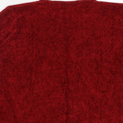 Womens UK Size M EWM Red Pullover Jumper