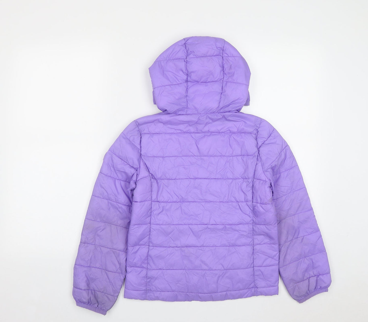 Gap Girls Purple   Quilted Coat Size S  Zip