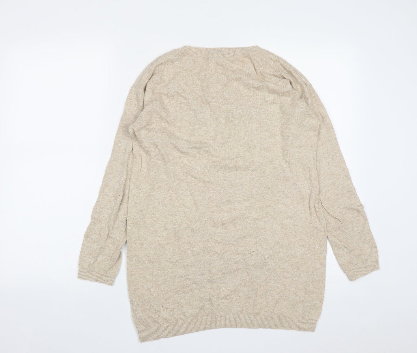 Womens UK Size 10 Marks and Spencer Brown Pullover Jumper