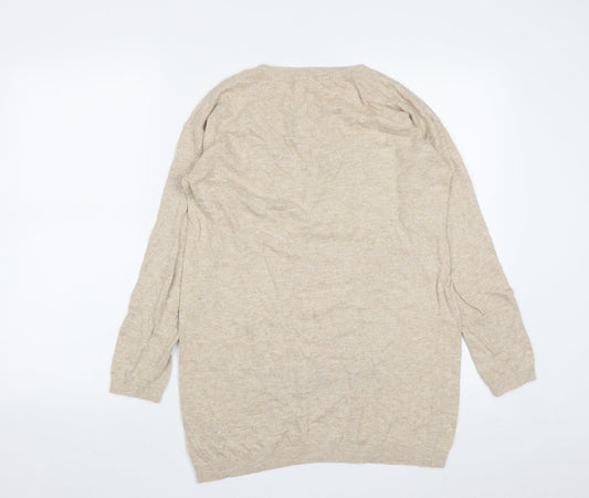 Womens UK Size 10 Marks and Spencer Brown Pullover Jumper