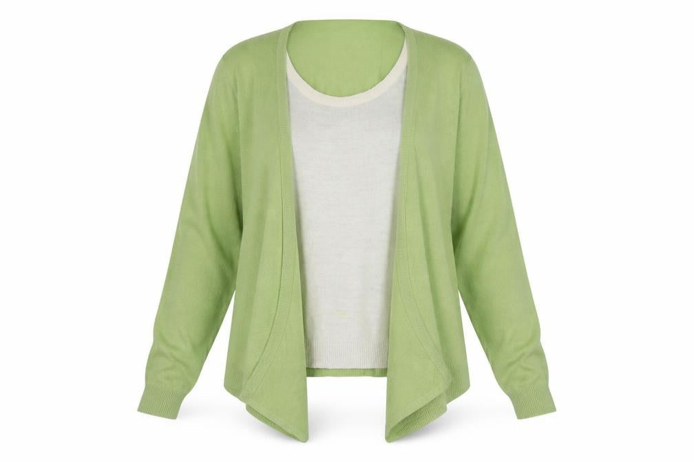Womens UK Size 28 Wardrobe Green Pullover Jumper