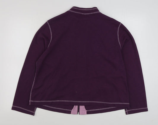 Damart Womens Purple   Jacket  Size 18  Zip