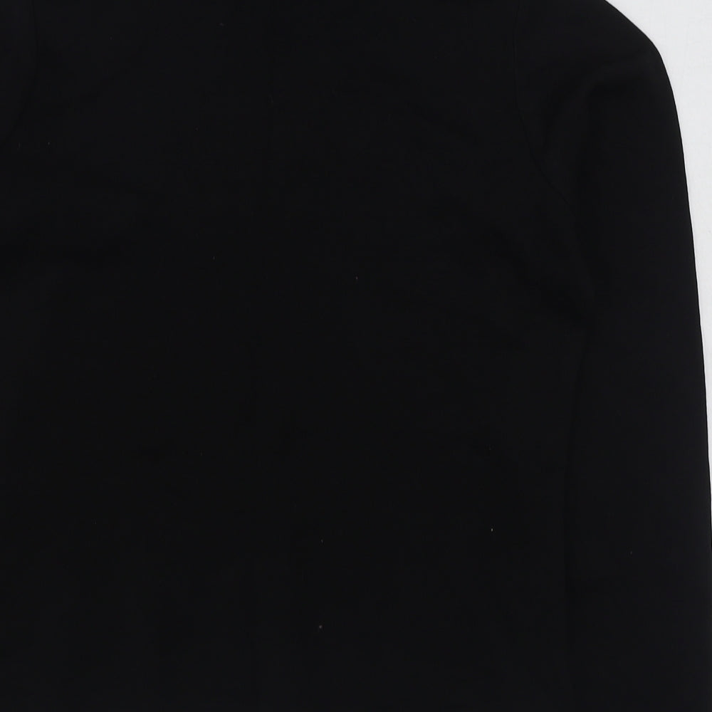 EWM Womens Black  Cotton Pullover Sweatshirt Size S  Pullover