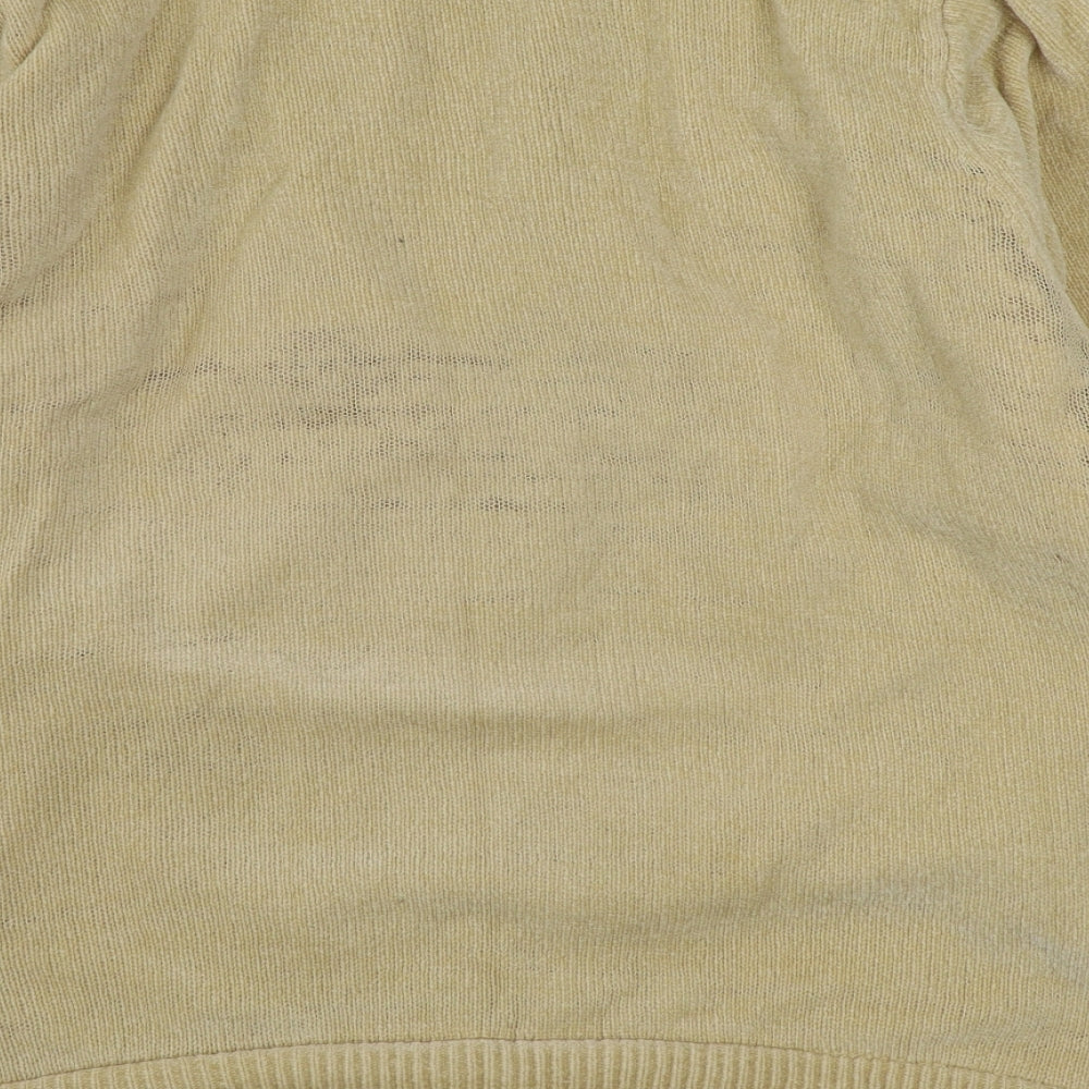 Womens UK Size M Reflect Beige Cardigan Jumper