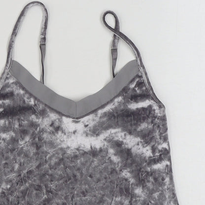 Womens UK Size S Secret Possesions Grey Camisole T-Shirt