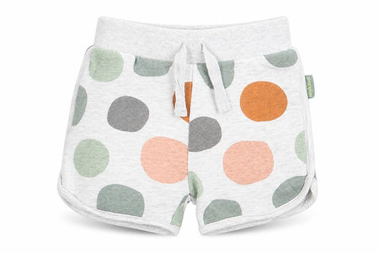 Primark Girls Grey Geometric Cotton Cropped Trousers Size 9-12 Months  Tie