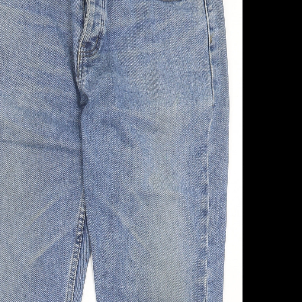 Authenic Denim Mens Blue  Cotton Skinny Jeans Size 36 in L30 in Regular Button