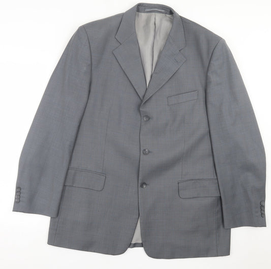 Mens UK Size 44 Douglas Regular Grey Suit Jacket