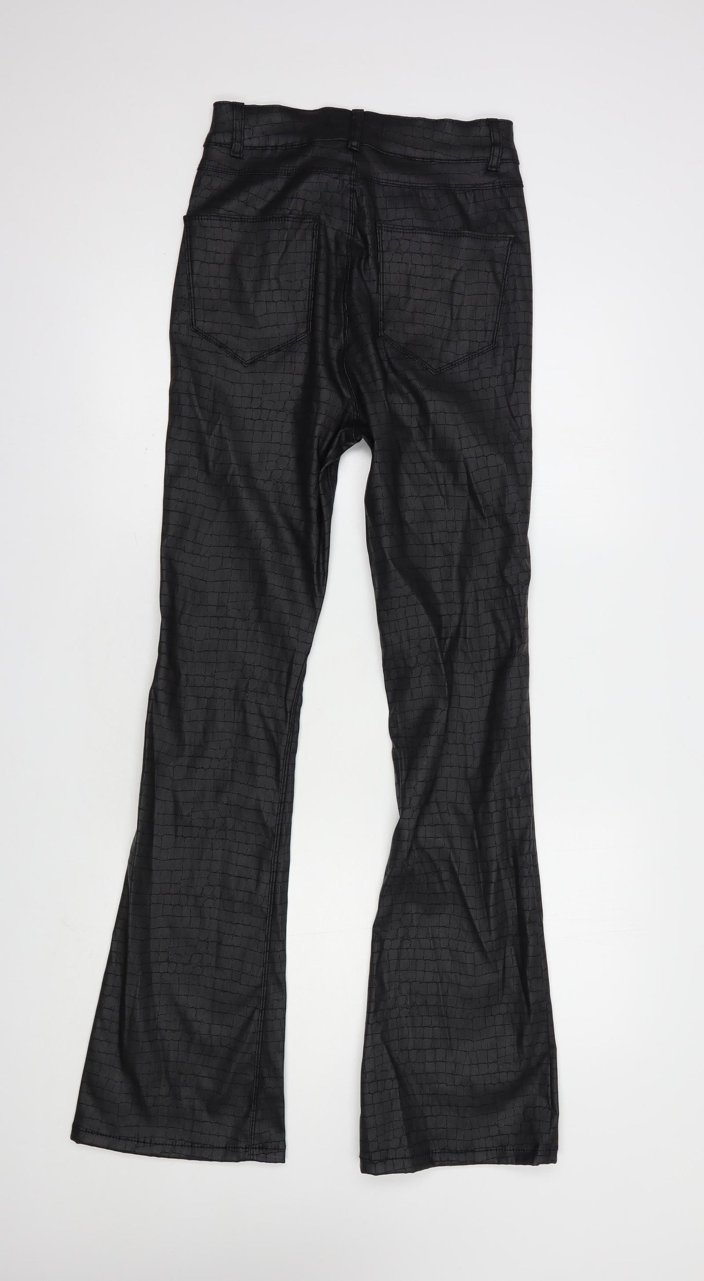 Womens UK Size 10 Denim Co. Regular Fit  Black Trousers