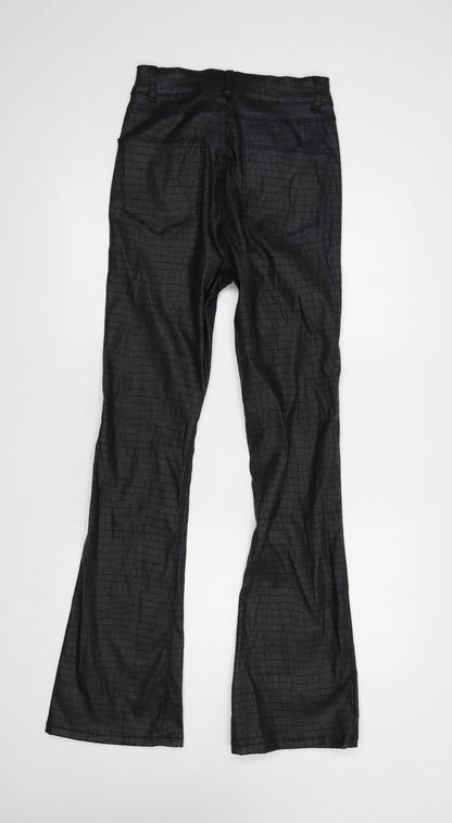 Womens UK Size 10 Denim Co. Regular Fit  Black Trousers
