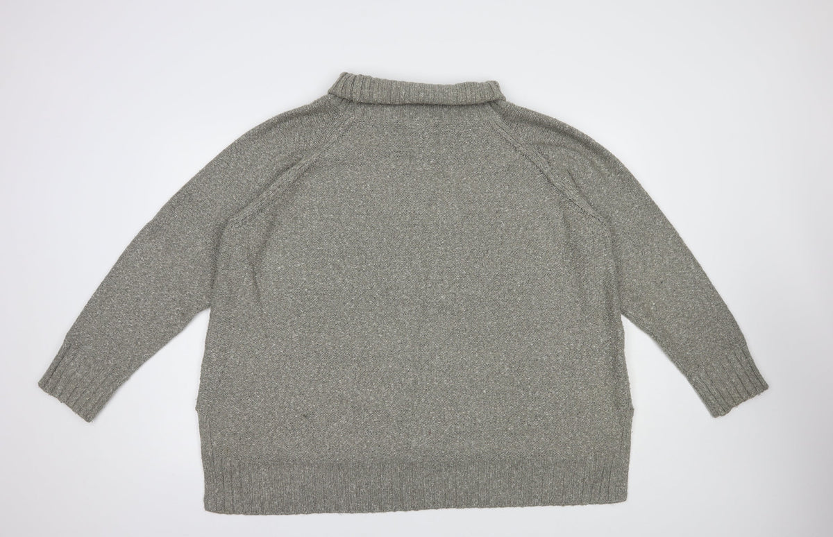 Womens UK Size XL H&M Grey Pullover Jumper