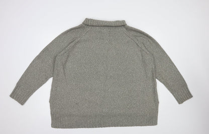 Womens UK Size XL H&M Grey Pullover Jumper