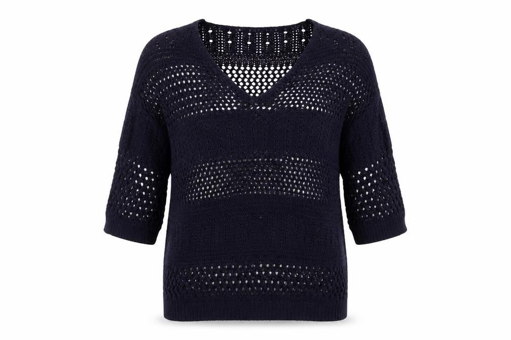 Womens UK Size 8 F&F Blue Pullover Jumper