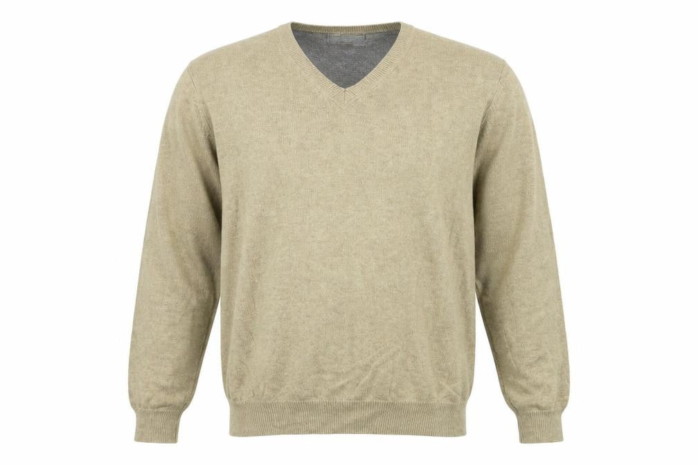 Mens UK Size L Marks and Spencer Beige Pullover Jumper