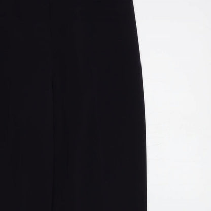 Per Una Womens Blue  Polyester Dress Pants Trousers Size 10 L28 in Regular Hook & Loop