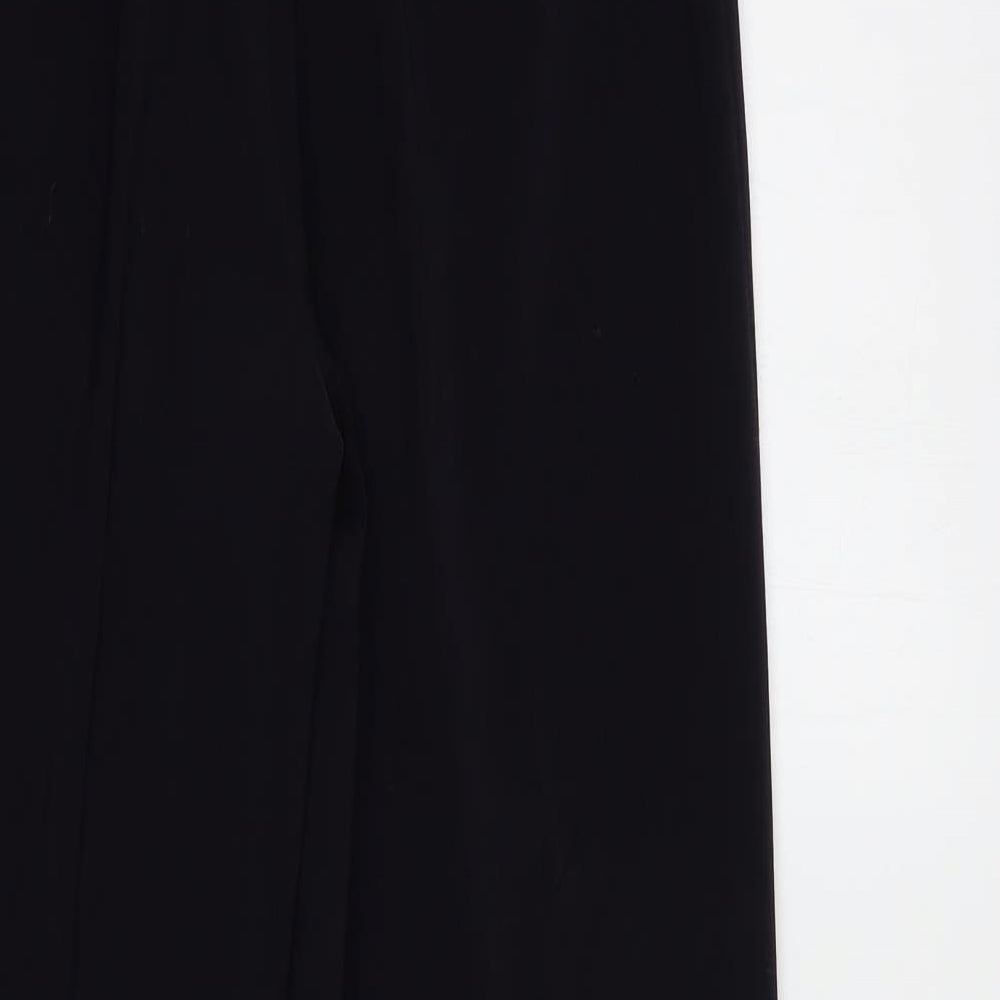 Per Una Womens Blue  Polyester Dress Pants Trousers Size 10 L28 in Regular Hook & Loop