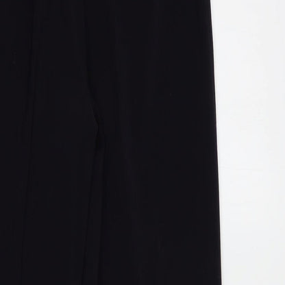 Per Una Womens Blue  Polyester Dress Pants Trousers Size 10 L28 in Regular Hook & Loop