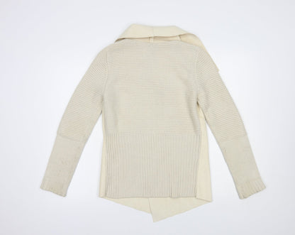 Womens UK Size M Stradivarius Beige Cardigan Jumper