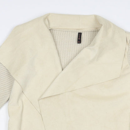 Womens UK Size M Stradivarius Beige Cardigan Jumper
