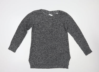 Womens UK Size 14 Pep & Co Grey Pullover Jumper