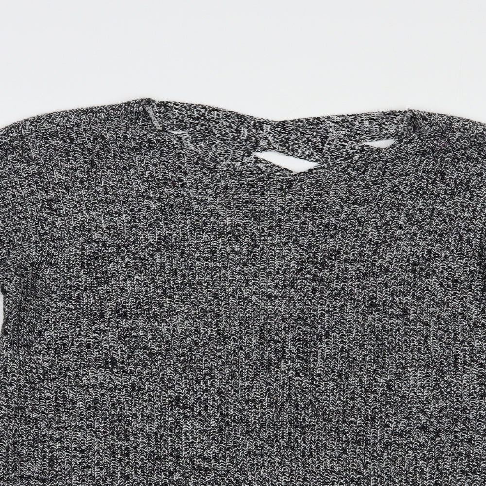 Womens UK Size 14 Pep & Co Grey Pullover Jumper