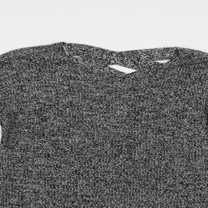 Womens UK Size 14 Pep & Co Grey Pullover Jumper