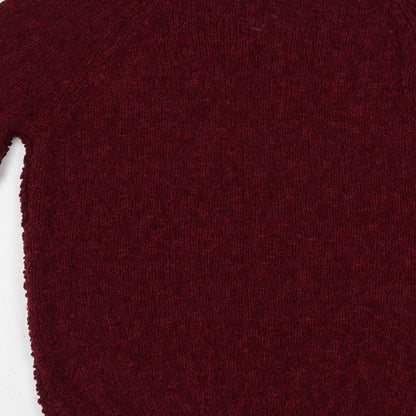 Absolutely Famous Womens Purple V-Neck  Polyester Pullover Jumper Size XL