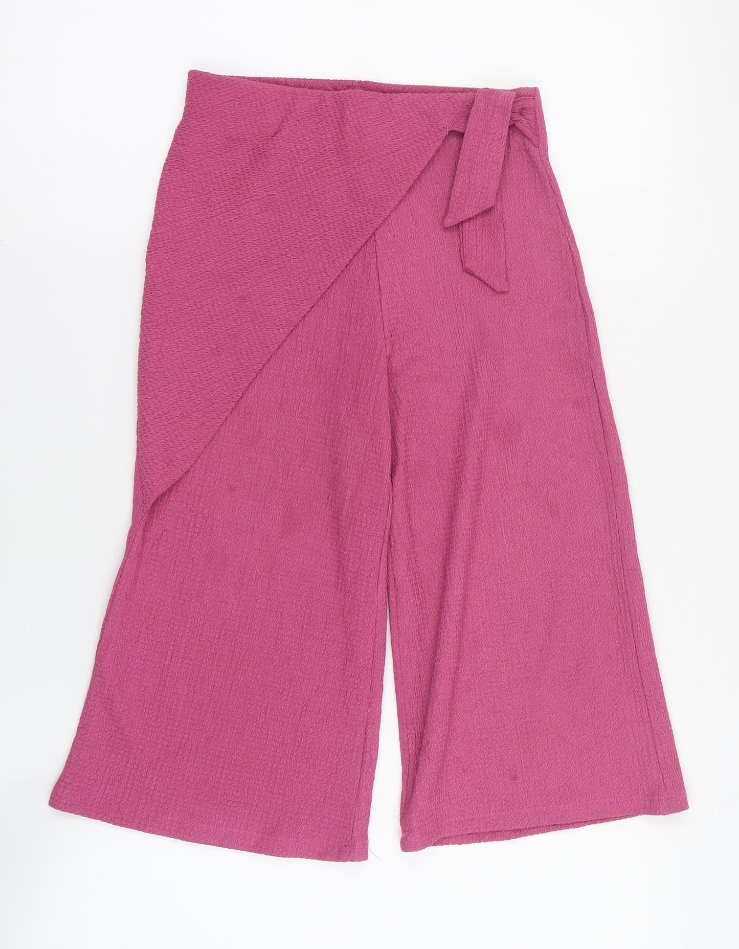 TU Girls Pink  Polyester Carrot Trousers Size 8 Years  Regular Pullover