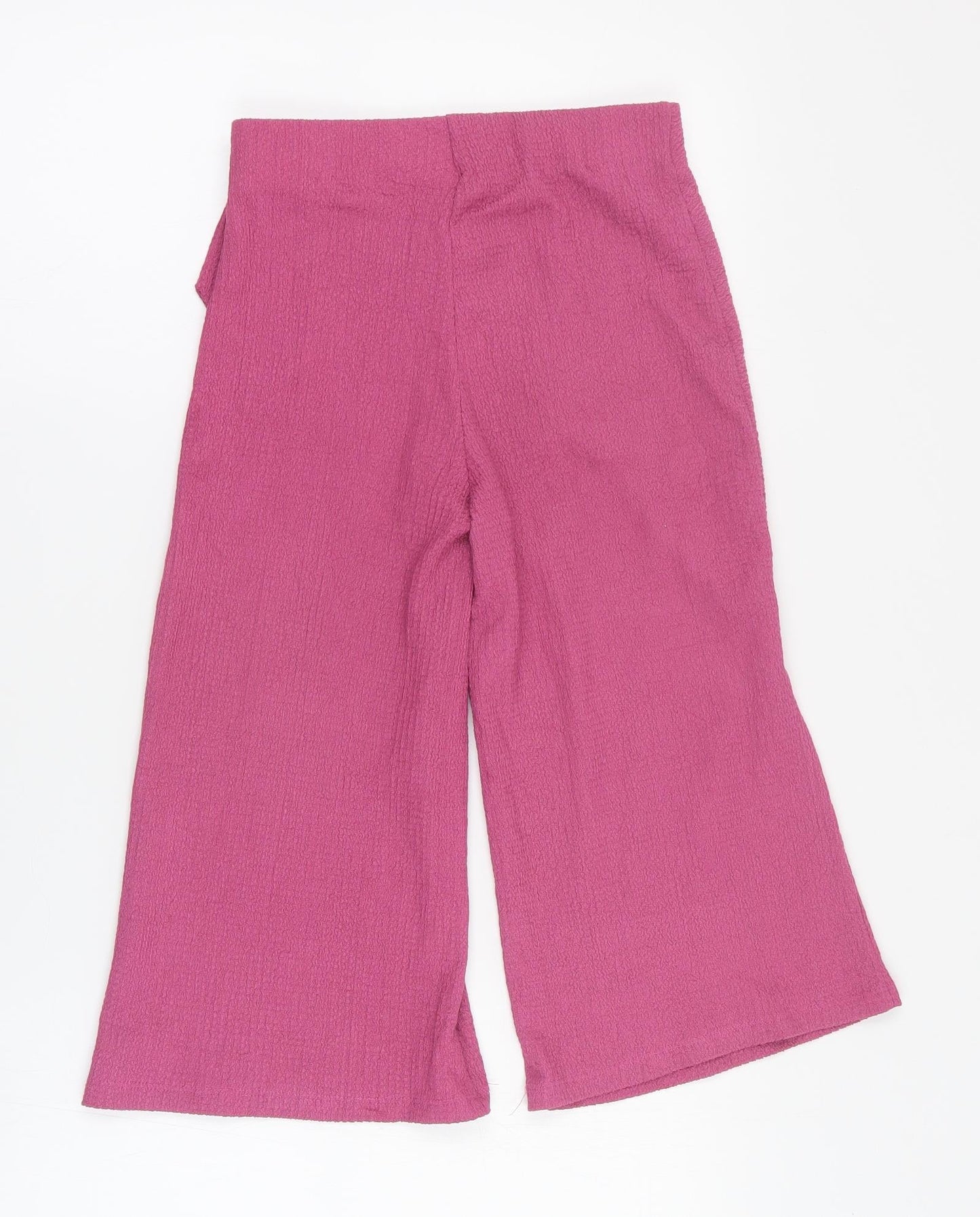 TU Girls Pink  Polyester Carrot Trousers Size 8 Years  Regular Pullover