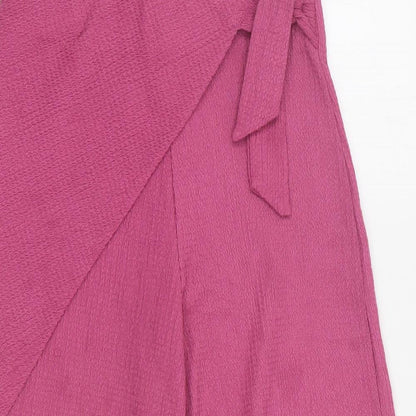 TU Girls Pink  Polyester Carrot Trousers Size 8 Years  Regular Pullover