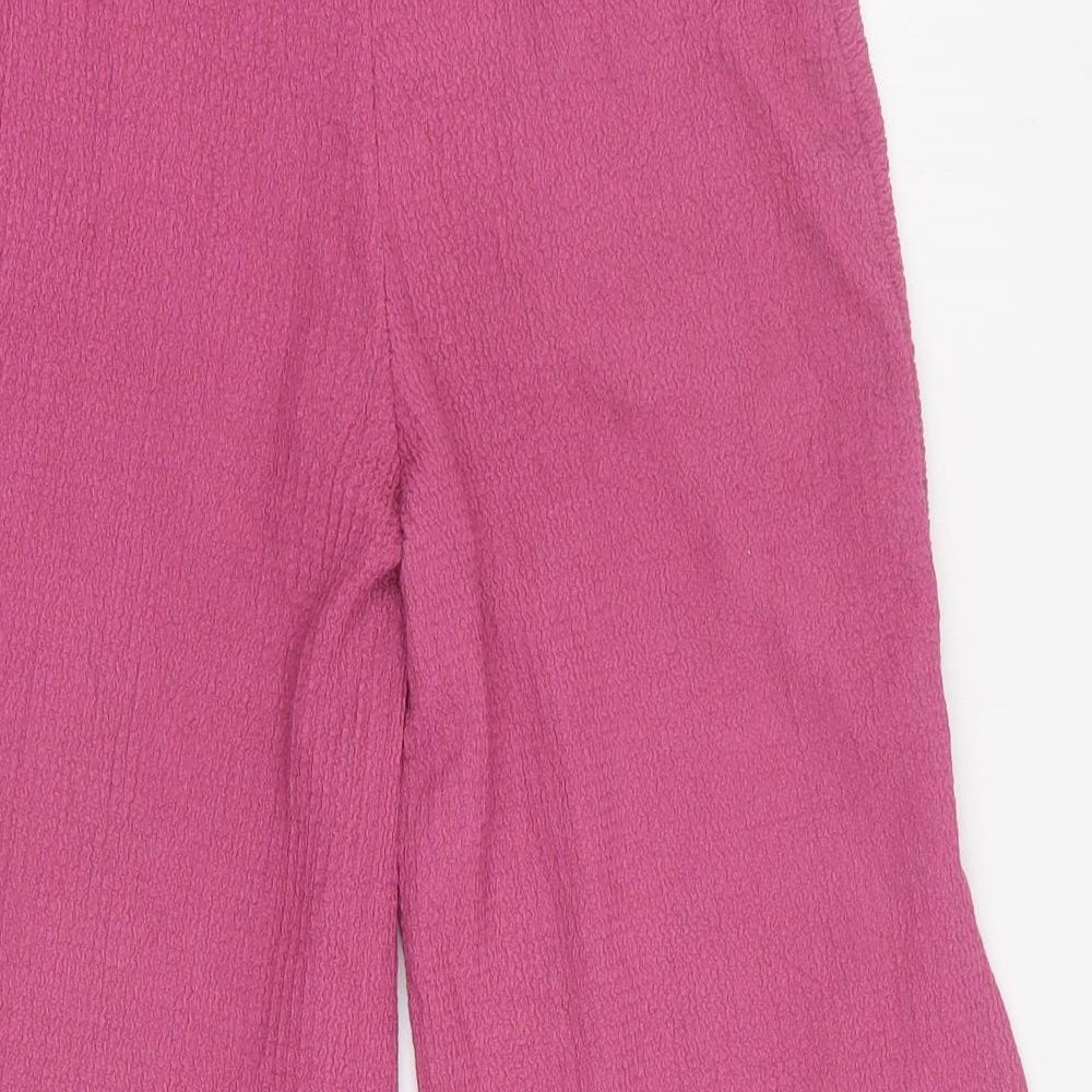 TU Girls Pink  Polyester Carrot Trousers Size 8 Years  Regular Pullover