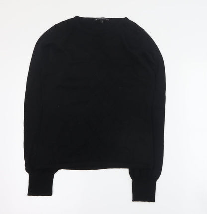 Womens UK Size M Marks and Spencer Black Pullover Jumper