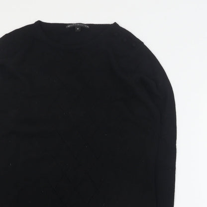Womens UK Size M Marks and Spencer Black Pullover Jumper