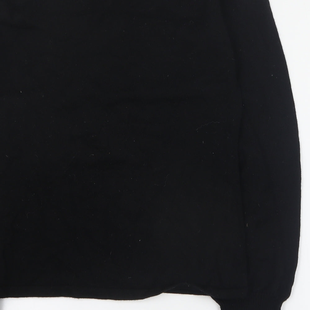 Womens UK Size M Marks and Spencer Black Pullover Jumper